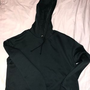 Army green Cropped Hoodie